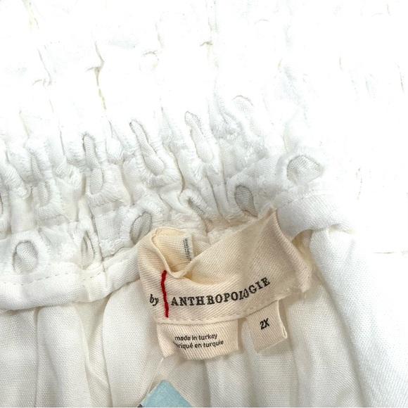 The Somerset White Eyelet Skirt by Anthropologie size 2X - Picture 6 of 9
